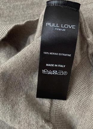 🤎красивый базовый свитерик в цвете капучино от дорогого итальянского бренда pull love🫶🏽 100% мягкая мериносовая шерсть🤤2 фото