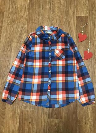 Стильная рубашка в клетку