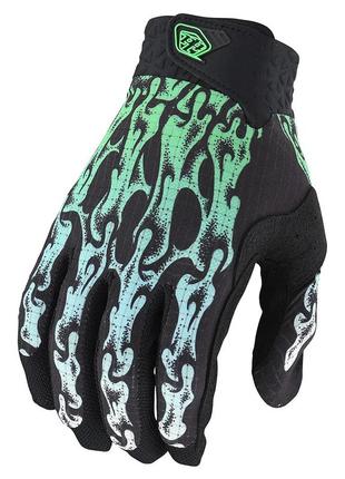 Вело перчатки tld air glove ; slime hands [flo green] sm