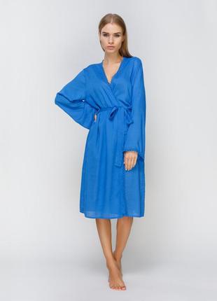 Халат женский cyberjammies celia 3679 blue 2