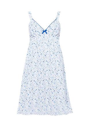 Сорочка нічна на тонких бретелях cyberjammies mia 4134 white mix 2