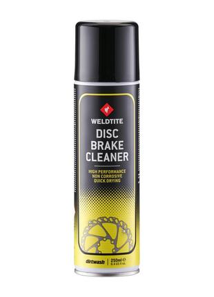 Очищувач роторів weldtite 03029 disc brake cleaner, 250мл