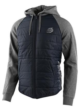 Куртка tld racing quilted zip up hoodie (navy) размер sm