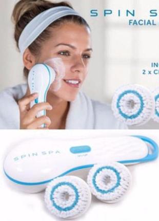 Засіб для чищення тіла spin spa cleansing facial brush (24)