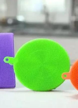 Набор универсальных силиконовых щеток- губок better sponge
