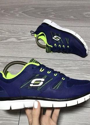 Кроссовки skechers light weight синие размер 37 для бега зала спорта