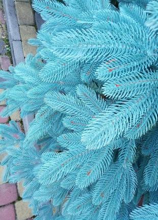Премиум голубая 1.8м литая елка искусственная ель литая8 фото