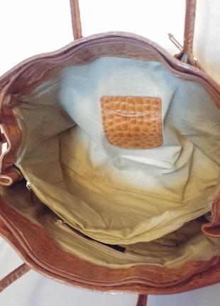 Большая сумка  из натуральной кожи borse in pelle италия7 фото