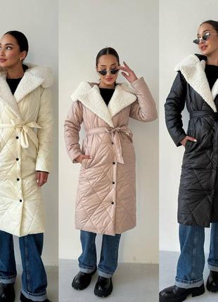 Женское зимние пальто с капюшоном
