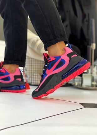 💖💖💖nike air max 270 react rose black pink💖💖💖женские кроссовки найк5 фото