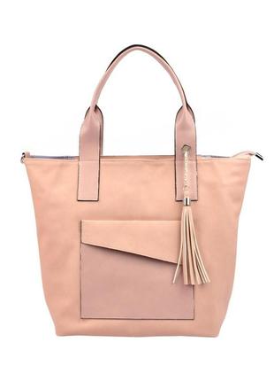 Жіноча сумка з екошкіри patrizia piu pol-18-029 рожевий -