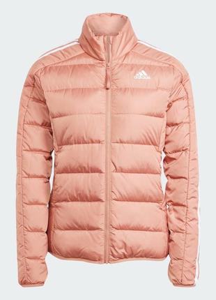 Пуховик essentials 3-stripes light down sportswear ik32308 фото