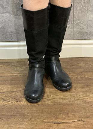 Чоботи шкіряні італійські