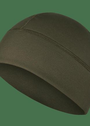 Шапка флисовая для военных beanie air stretch оливковая, размер l