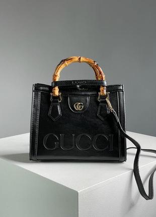 Жіноча сумка gucci diana mini black