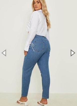 Шикарные джинсы высокая посадка 56-58 размер boohoo2 фото