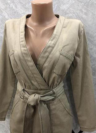 Котоновое сукня з кишенями 4