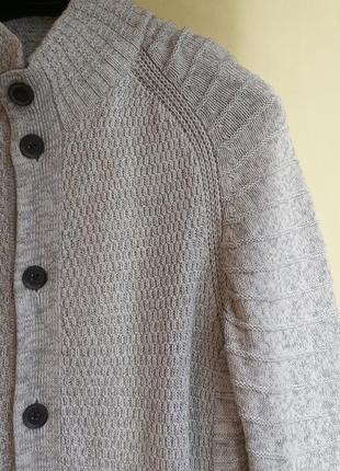 Чоловічий светр кардиган натуральний склад- осінь зима6 фото