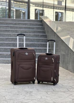 Качественные чемоданчики на 2 колеса,от польского производителя, тканые чемоданчики,дорожня сумка2 фото