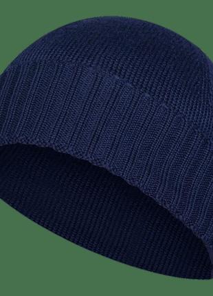 Шапка watch cap merino темно-синяя