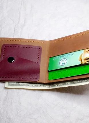 Стильний для жінок шкіряний гаманець.4 фото