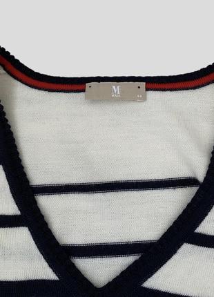 Шерстяной свитер джемпер пуловер marz massimo dutti мериносовая шерсть8 фото