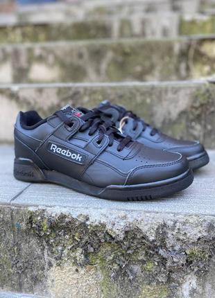 Кроссовки reebok workout plus black4 фото