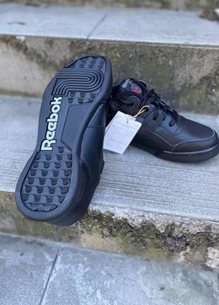 Кроссовки reebok workout plus black7 фото