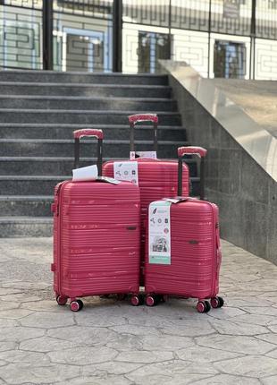 Качественные чемоданчики из полипропилен,мягкий,гибкий пластик,на котором можно прыгать,дорожняя сумка,б9 фото
