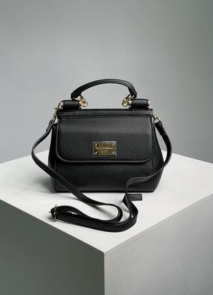 Сумка в стиле dolce &amp; gabbana sicily small black2 фото