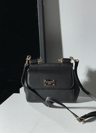 Сумка в стиле dolce &amp; gabbana sicily small black6 фото