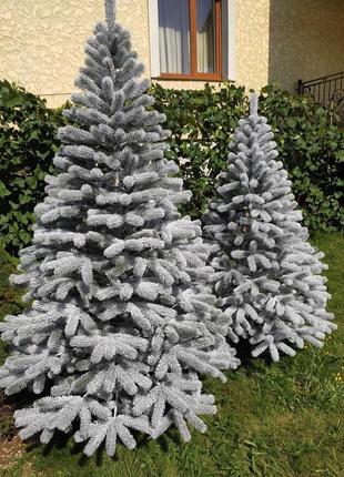 Буковельская заснеженная 2.1м литая елка искусственная ель праздничная со снегом3 фото