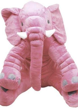 М`яка іграшка "слоненятко", світло рожеве1 фото