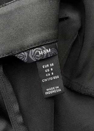 🖤атласный топ- корсет h&m чёрная блуза кроп топ майка топик на тонких бретелях корсетный топ корсет утягивающий3 фото