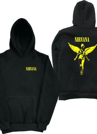 Толстовка худи нирвана. nirvana рок 2xs-2xl