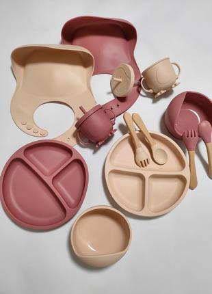 Наббір дитячого силіконового посуду