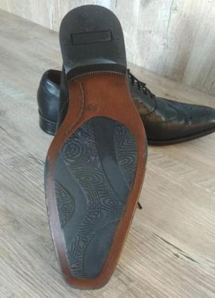 Классические мужские кожаные туфли 43-44 размер7 фото