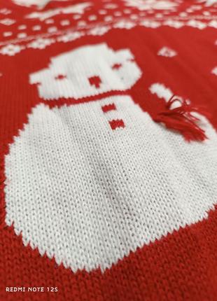 Новогодний свитер. елка. снеговик5 фото