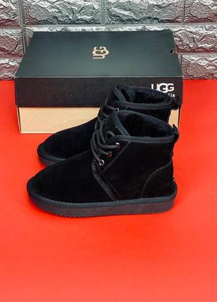 Ботинки угг ugg australia зимние женские угги черные меховые высокие угг2 фото