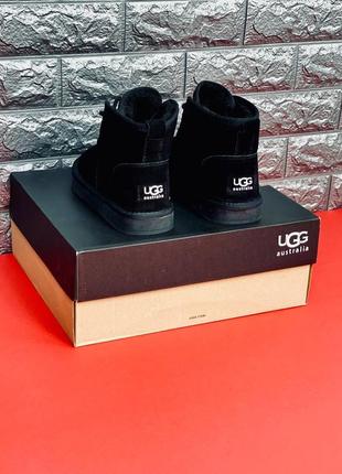 Ботинки угг ugg australia зимние женские угги черные меховые высокие угг5 фото