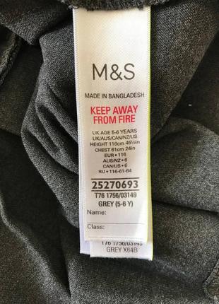 Школьный сарафан на девочку бренда m&amp;s4 фото