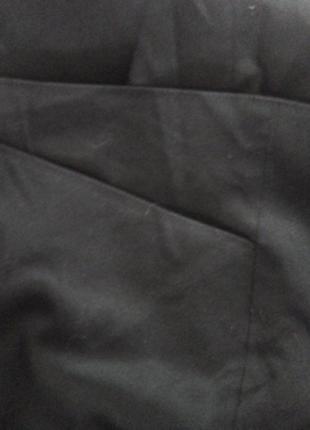 Шерстяная черная юбка интересный крой5 фото