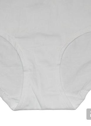Белые женские хлопковые трусики размер 48-50 tcm tchibo нитевичка3 фото