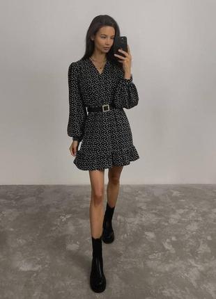 ❤️ шикарное платье в горошек горох горох горошек женская женское платье