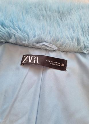 Zara шуба куртка из искусственного меха5 фото