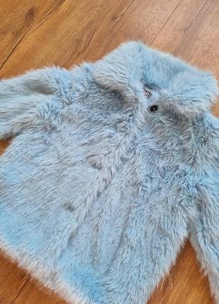 Zara шуба куртка из искусственного меха3 фото