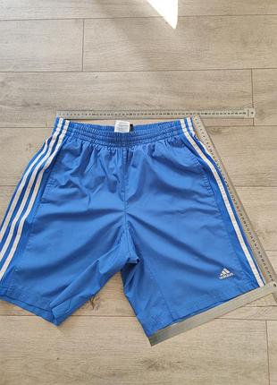Шорты мужские adidas голубые м размер