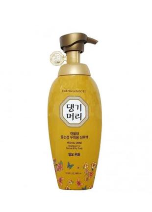 Шампунь для сухих и нормальных волос daeng gi meo ri yeo ul chae shampoo for normal and dry scalp 400 мл