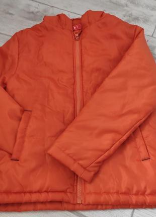 Куртка детская с капюшоном на 8-9 лет, утепленная флисом "zippy"4 фото