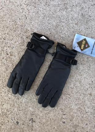 Жіночі шкіряні рукавички на gore tex розмір м